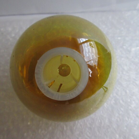 1  Barcana Canada Shatterproof Plastic Globe Light Cover~Gold/Yellow Iridescent - Picture 2 of 5